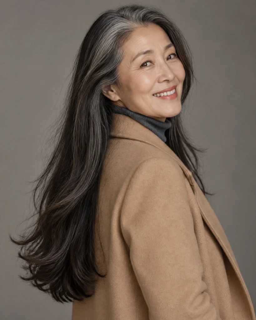 Armpit-to-Mid-Back Length Cut with Flicked Ends