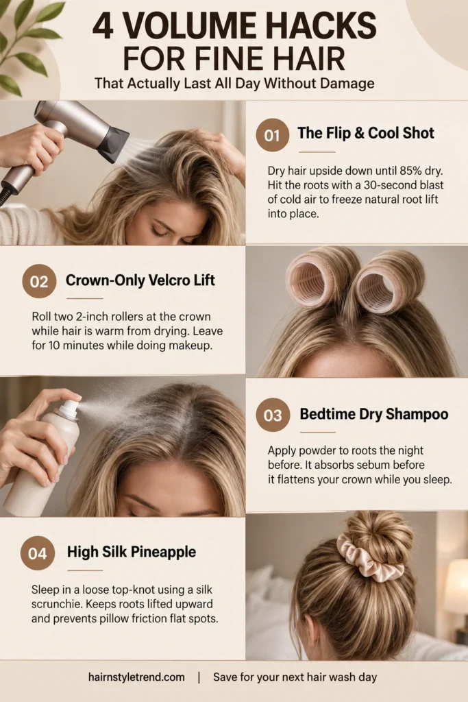 Fine Hair Volume Hacks