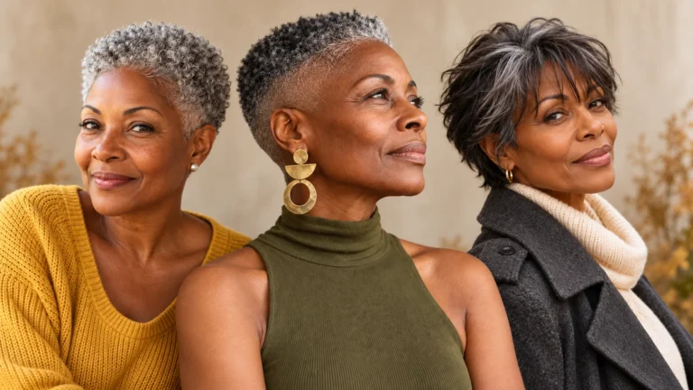 Short Hairstyles for Older Black Women