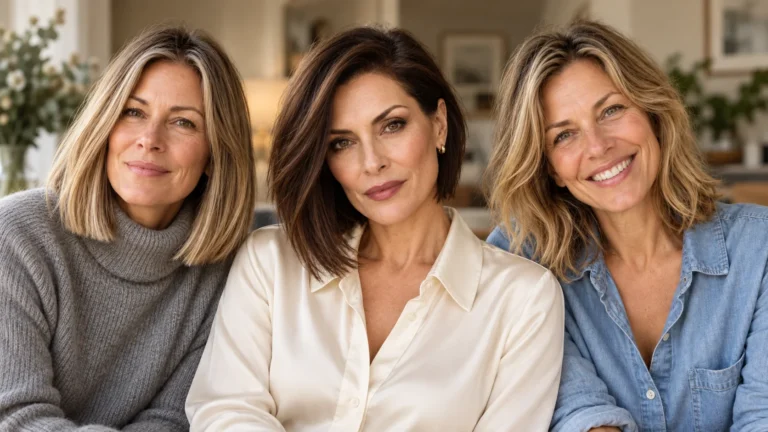 Shoulder Length Cuts for Women Over 50