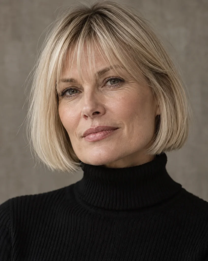 The Chin-Length French Bob