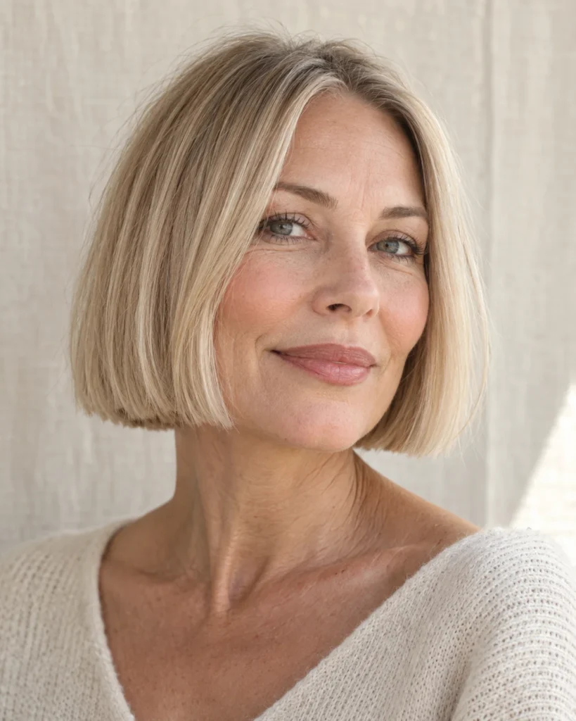 The Classic Blunt French Bob