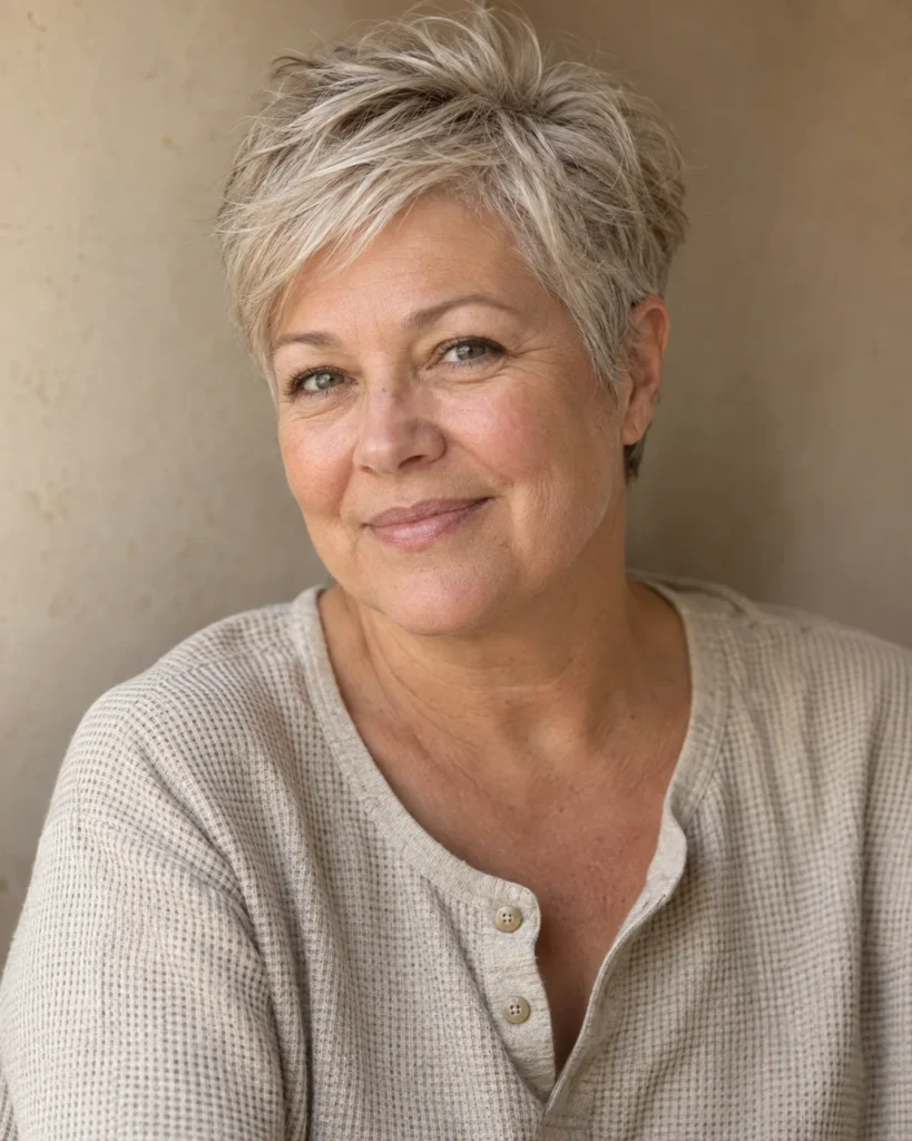 The Classic Textured Crown Pixie