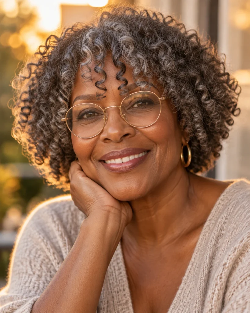 The Curly Bob with Brow-Grazing Ringlets