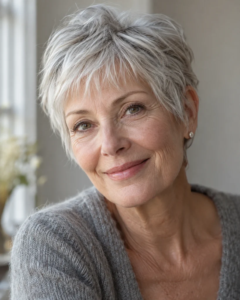 The Feathered French Pixie with Micro-Fringe