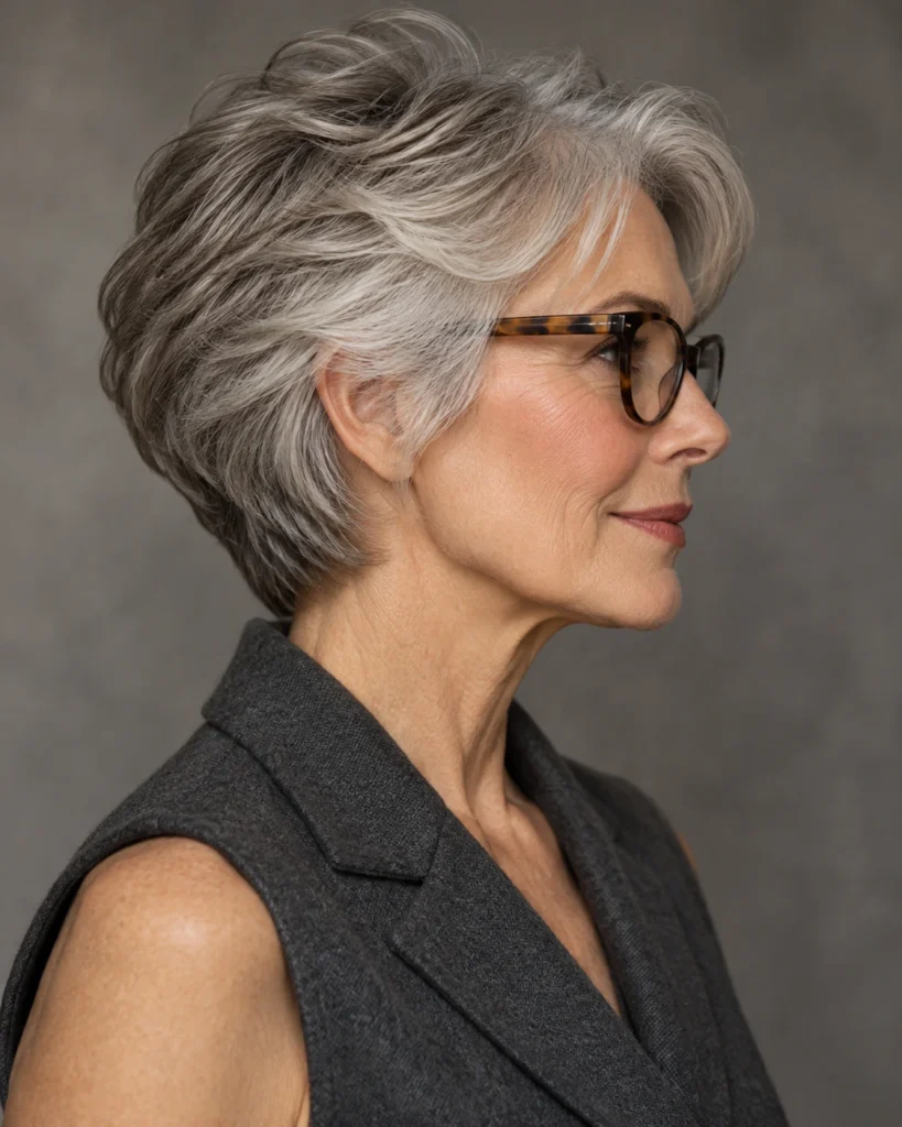 The Feathered Wedge with Soft Nape