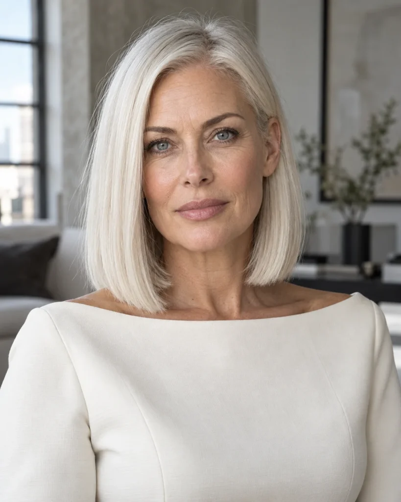 The Glass-Hair Straight Lob