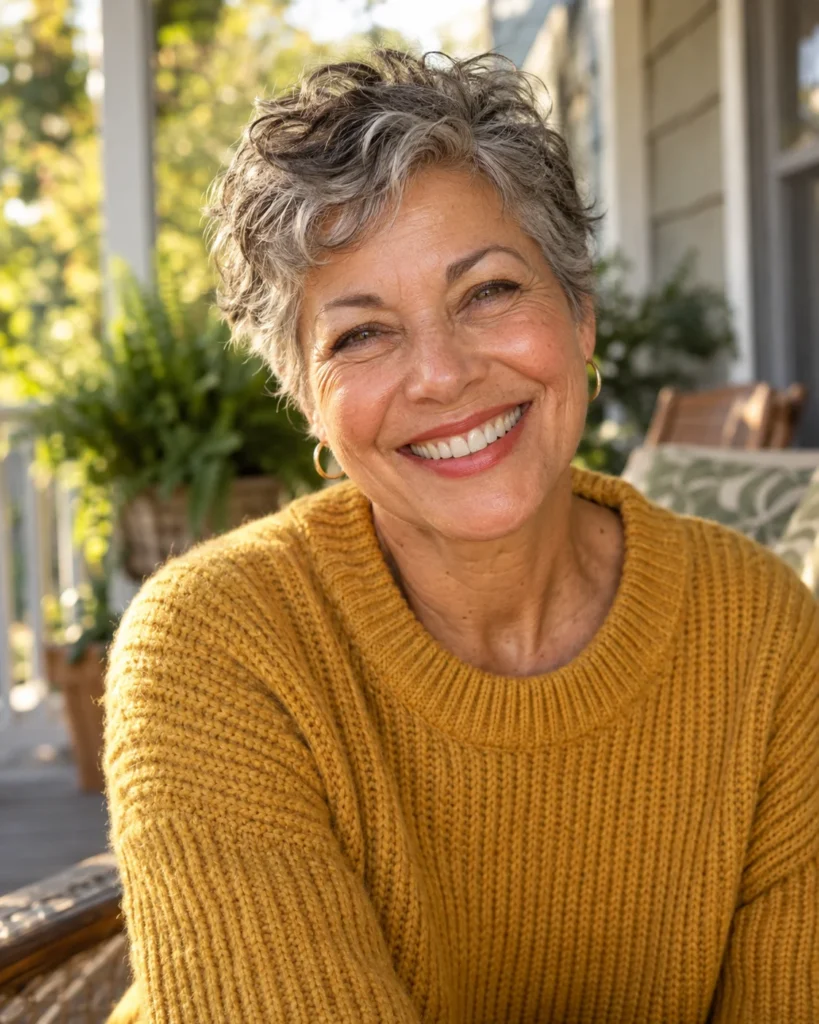 The Natural Wavy Fine Hair Pixie