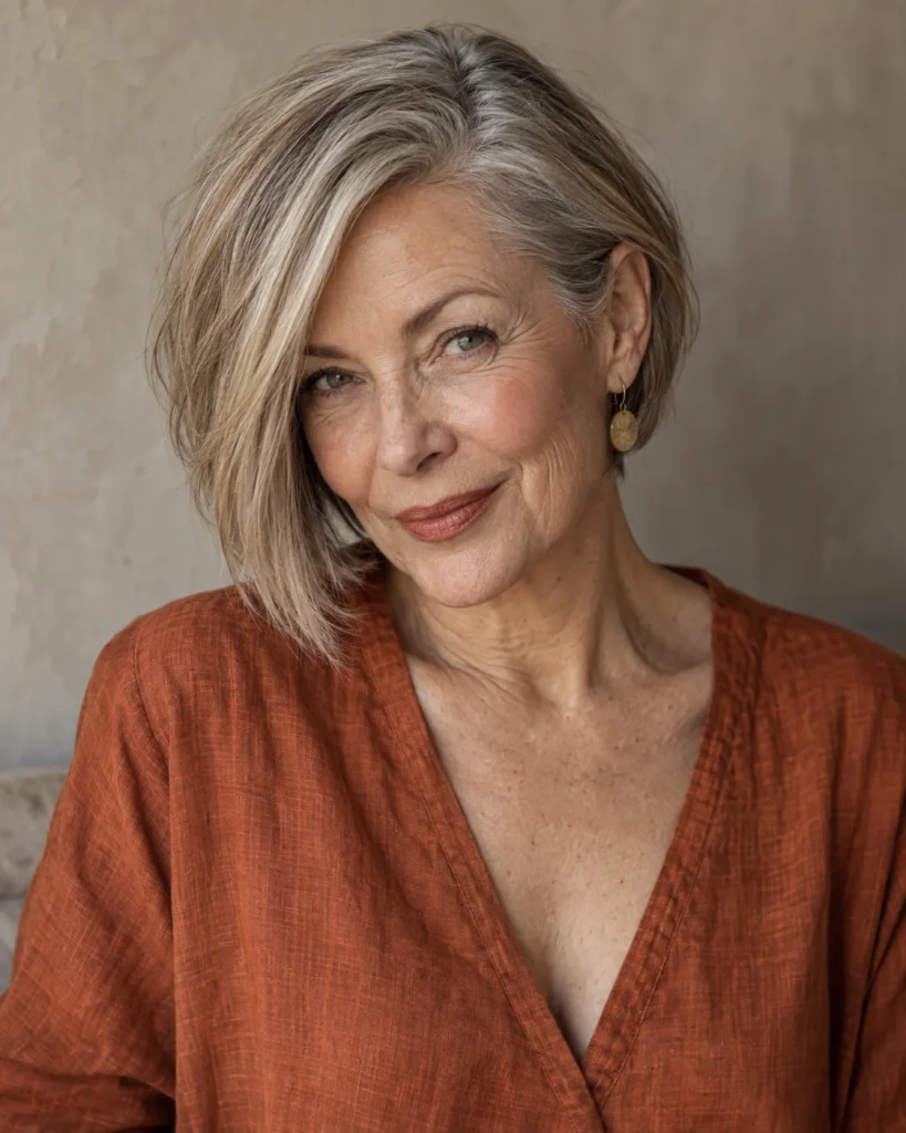 The Side-Swept Asymmetrical Bob