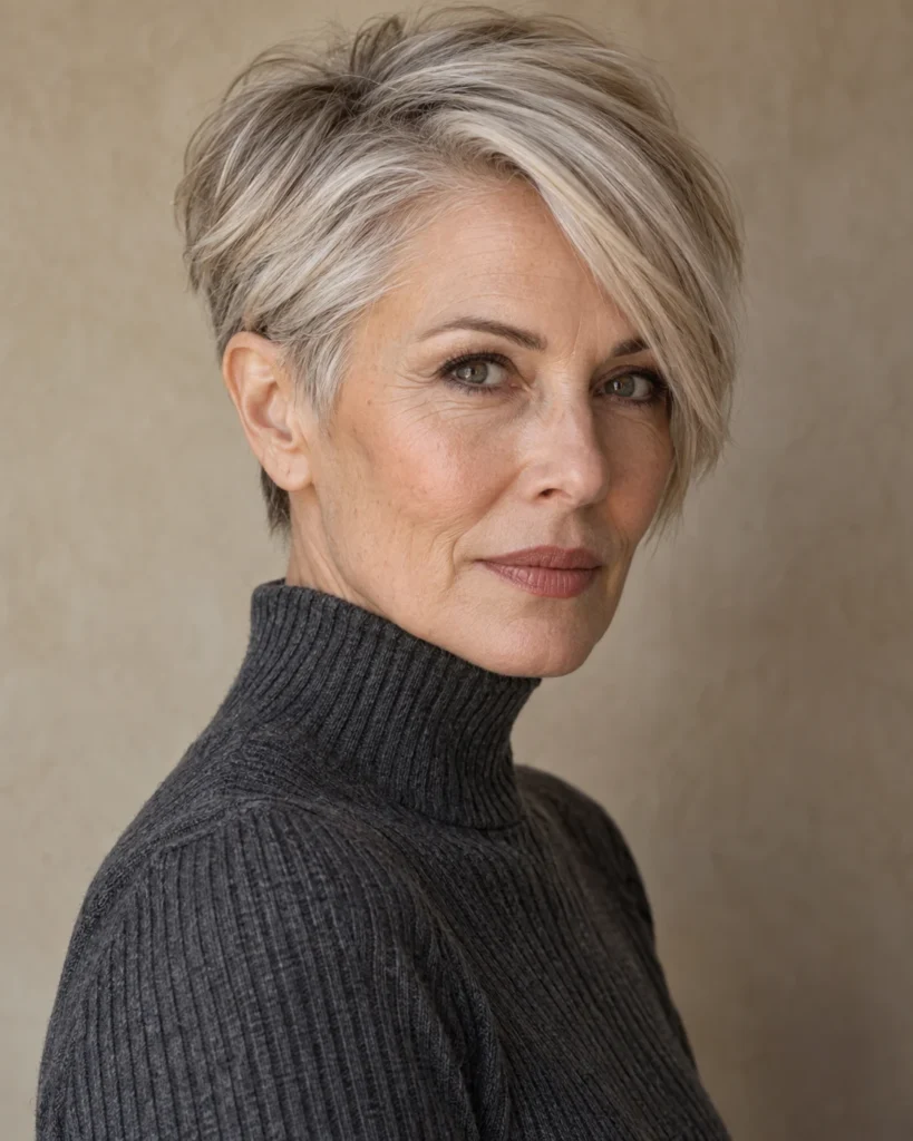 The Side-Swept Asymmetrical Pixie