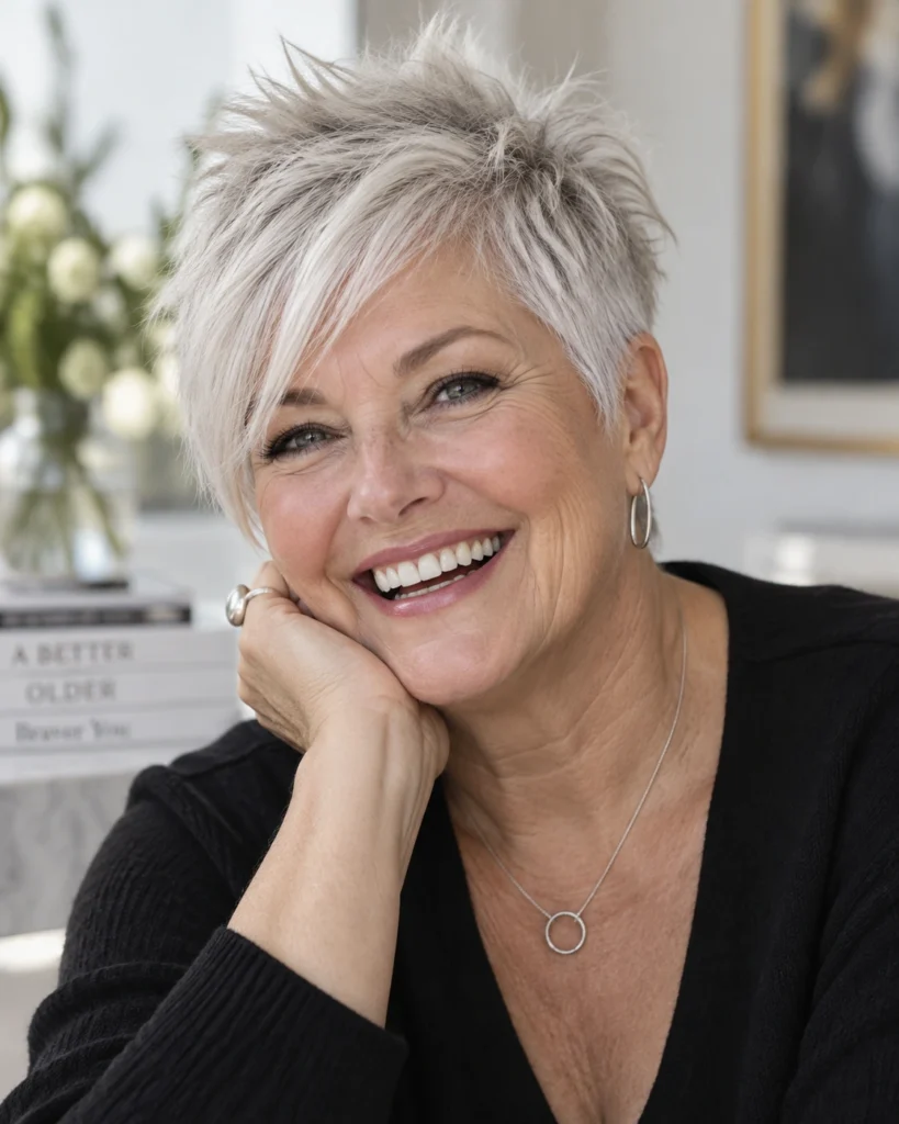 The Spiky Asymmetrical Pixie with Diagonal Fringe