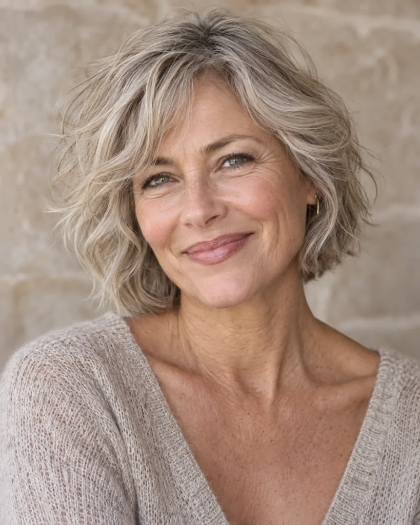 The Textured Shaggy Bob