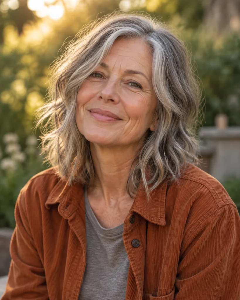 The Wispy Shag Lob with Face-Framing Tendrils