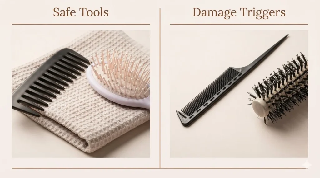 Tools That Save vs. Tools That Snap Thin Hair