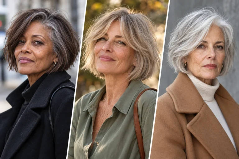 Choppy Bob Hairstyles for Women Over 60