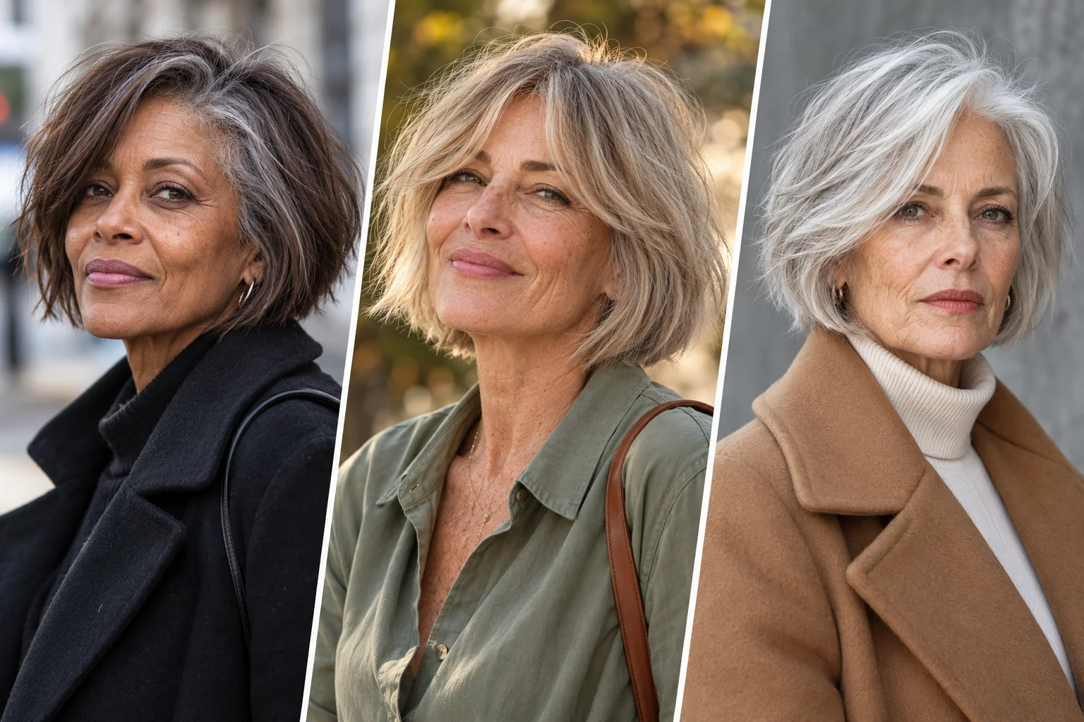 Choppy Bob Hairstyles for Women Over 60