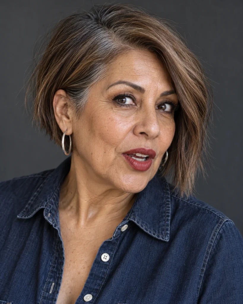 The Asymmetrical Choppy Bob