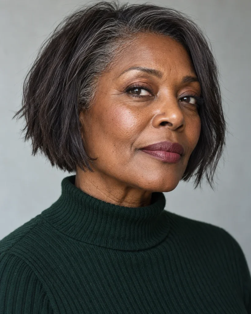 Choppy Bob Hairstyles for Women Over 60