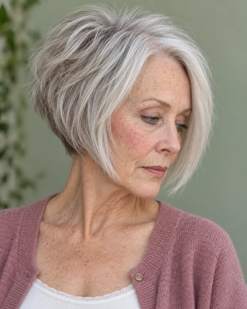The Layered Inverted Choppy Bob