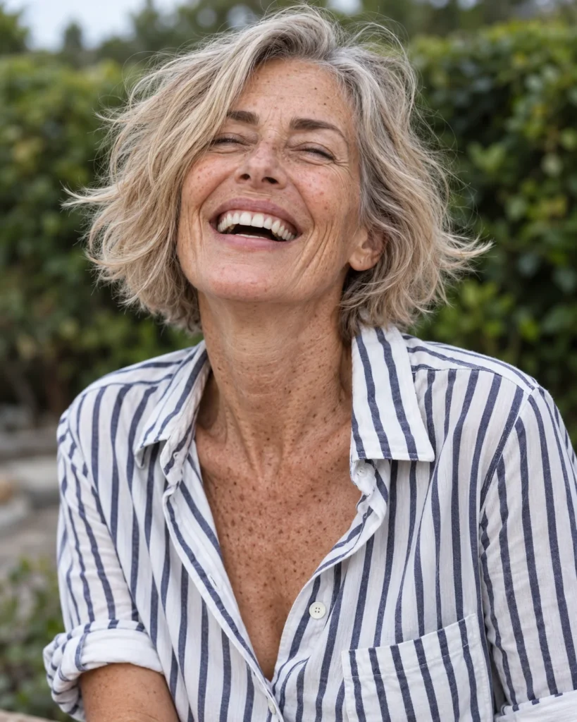 The Tousled Bedhead Bob with Flicked Ends