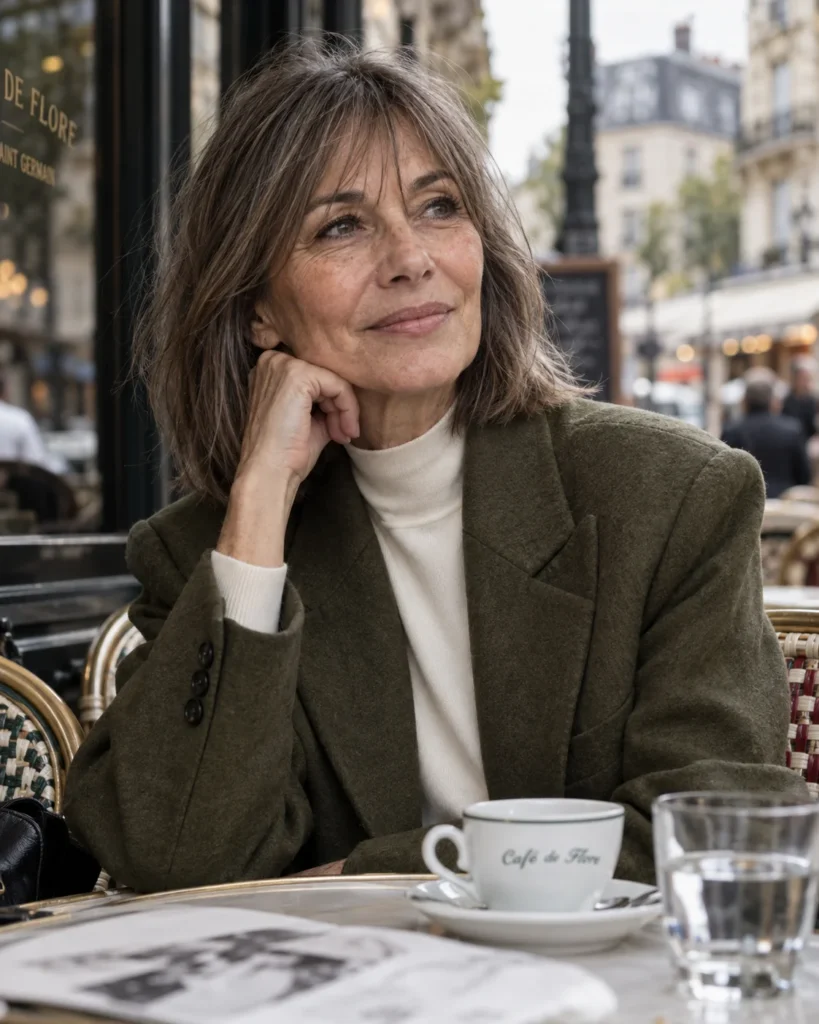 The Collarbone Lob with Wispy Bangs