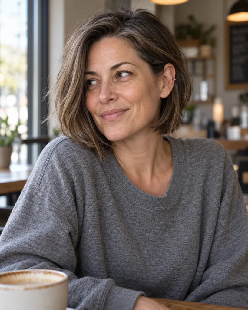 The Grow-Out Layered Bob