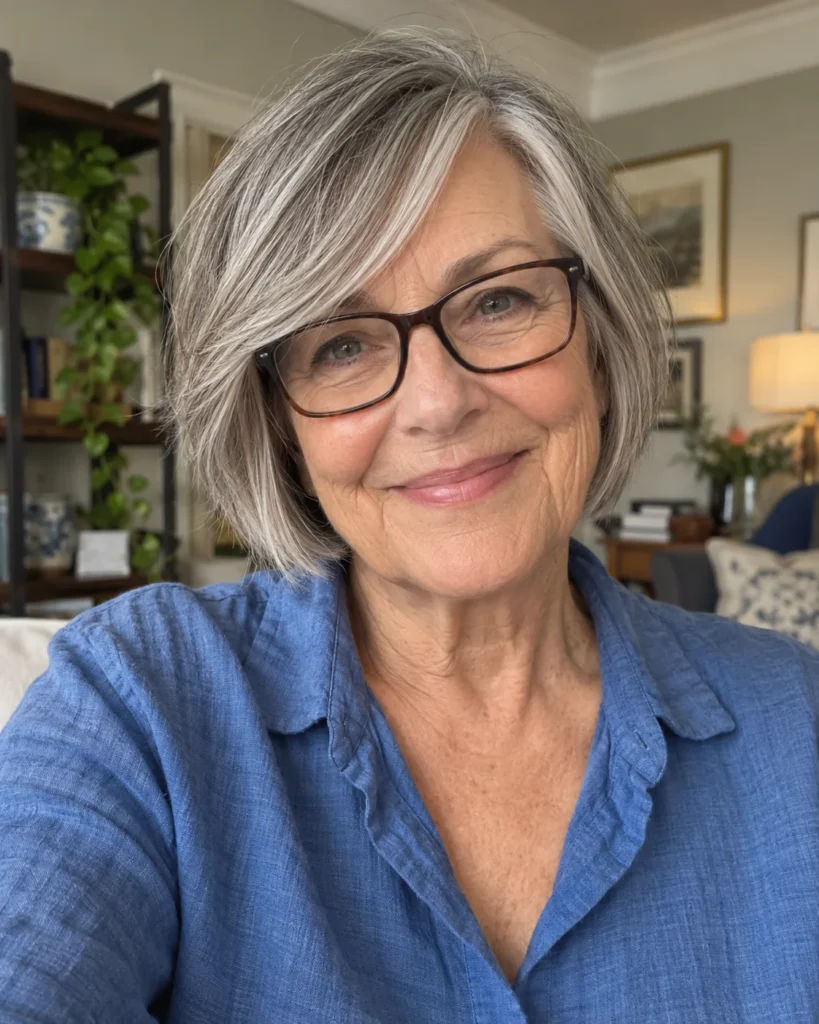 The Side-Swept Bang Bob
