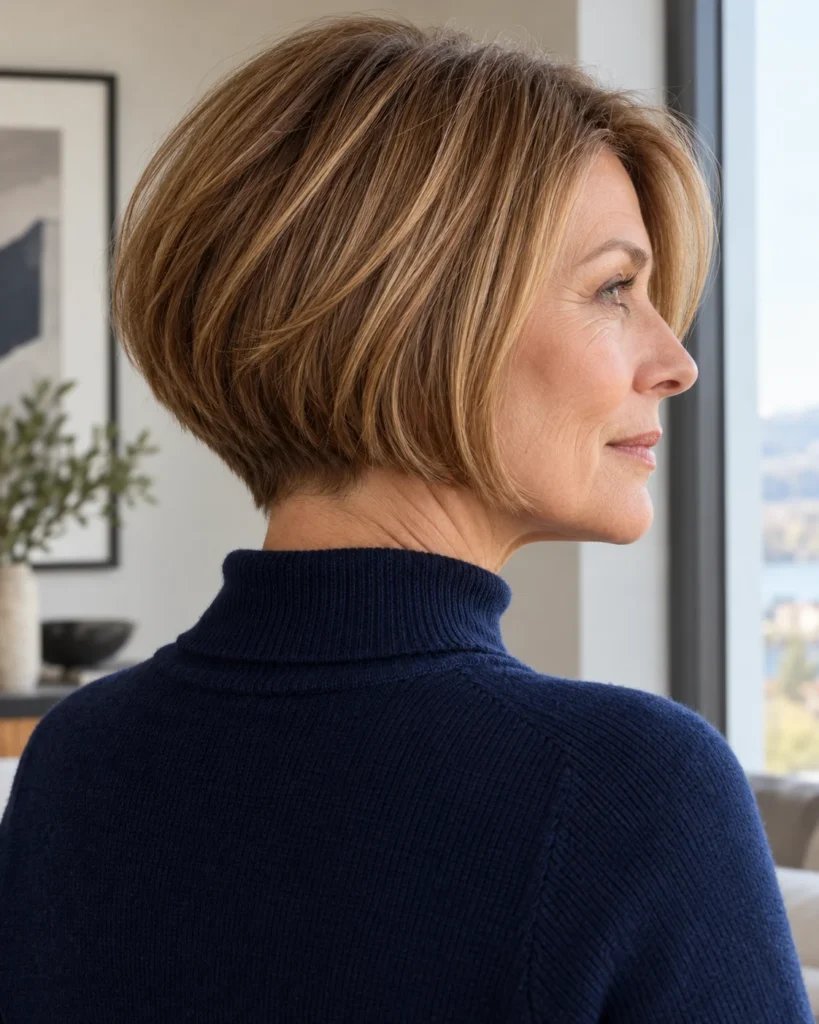 The Tapered-Nape Chin Bob